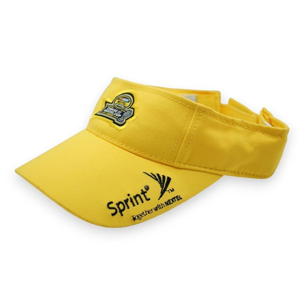 NASCAR 2005 Visor‎ Hat Chase For Nextel Cup MIAMI FORD 400 Yellow Race Car